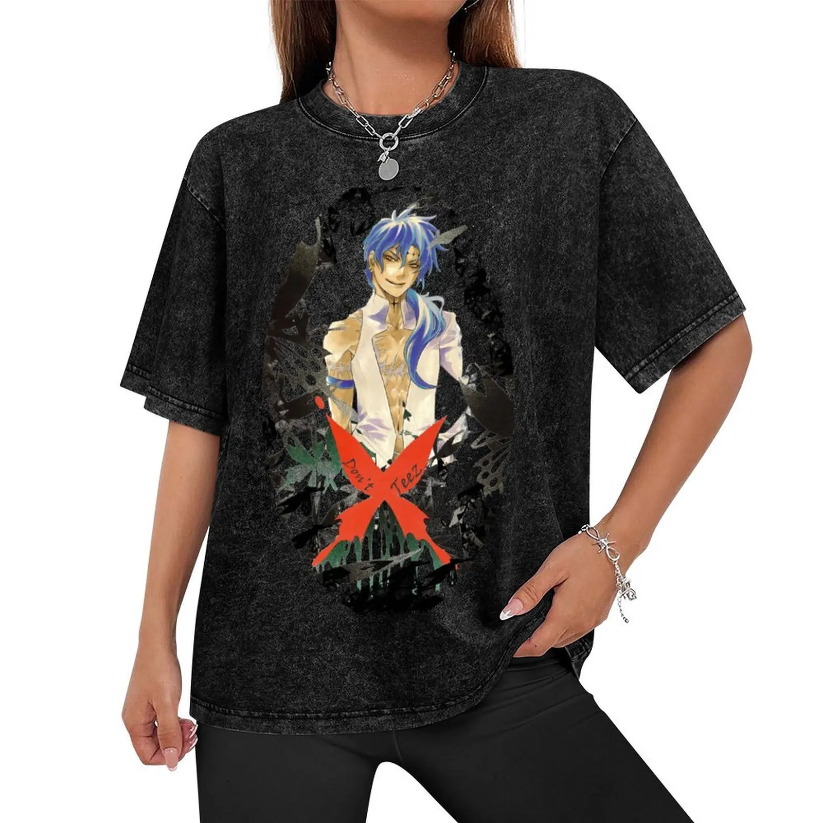 D Gray Man Tyki Mikk Don't Teez T-Shirt Blouse funny costumes men graphic t shirts