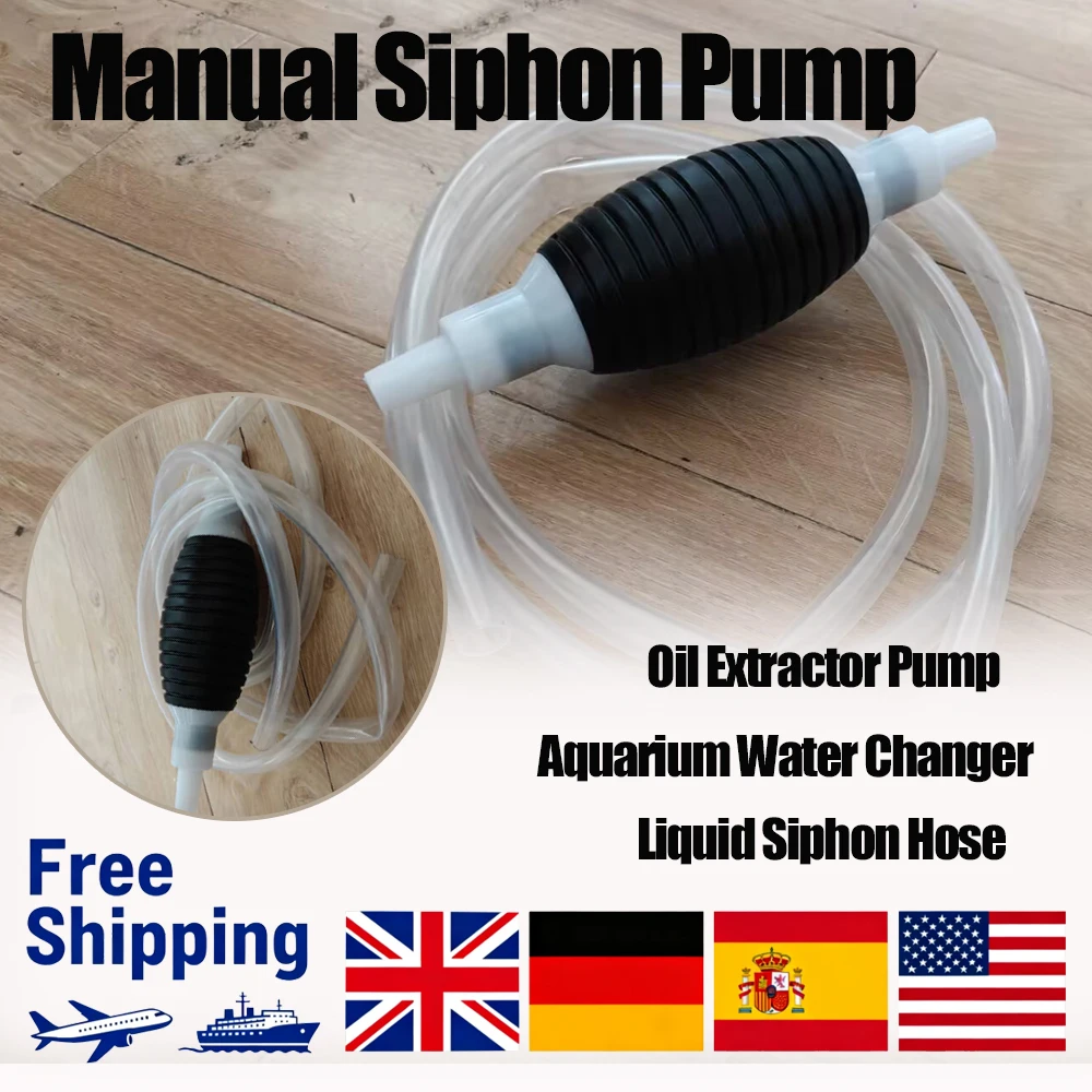 Homeuse Generator CE Certified 2M PVC Handy Manual Pump Car Fuel Pump Hand Straw Pump Durable For Liquid Tuning Fuel Diesel Pump view 2