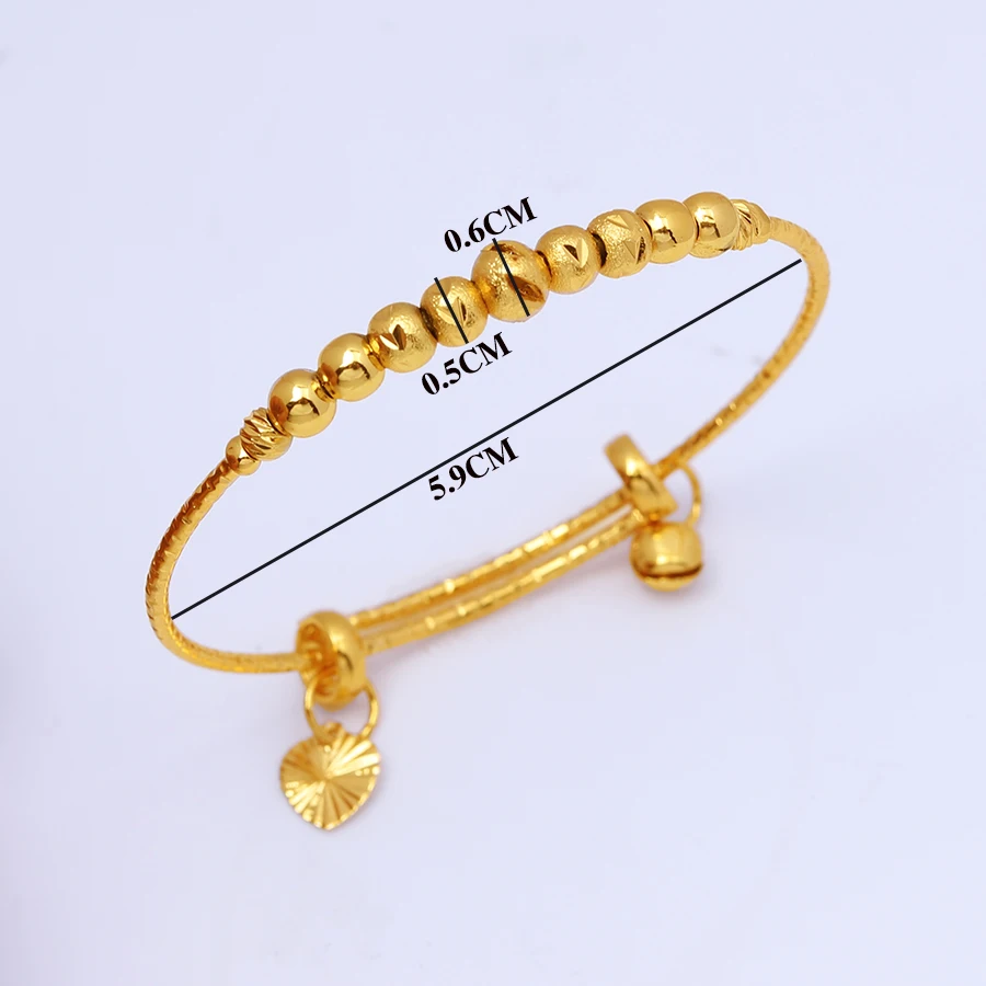 Goldlen Middle East 4 pieces/batch Copper Bracelets Dubai Women\'s Fashion Jewelry Europe and America Ethiopia Bride Wedding Gift