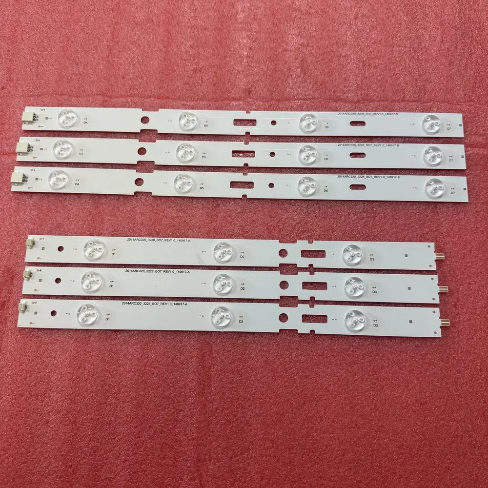 

3pcs/set LED backlight 7LED Strip for 32CLE6525BG 2014ARC320 3228 B07 Grundig 32VLE5401BG 32VLE6525BG 32VLE6520BH 32VLE4500BF