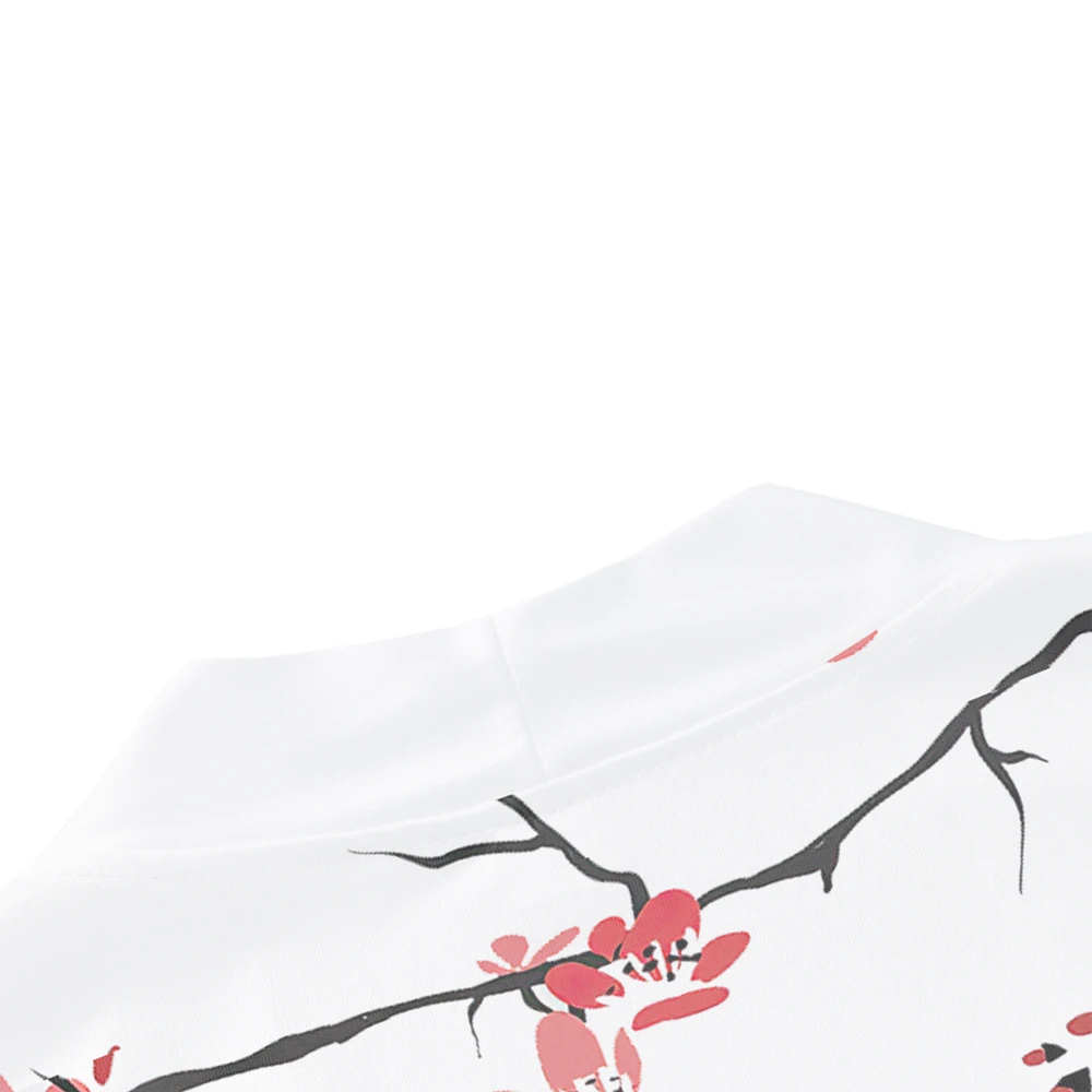 ลายดอกพลัมญี่ปุ่นแบบใหม่ ชุดกิโมโนแบบดั้งเดิมของผู้หญิง สไตล์ฮาราจูกุของญี่ปุ่น เสื้อคาร์ดิแกนผู้ชาย แฟชั่นยูนิเซ็กส์ ชุดชายหาดทันสมัย