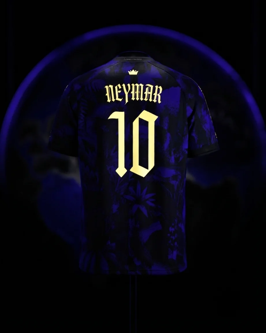 2026 Neymar #10 Brazil Heritage Football Jersey Men's Woman's Breathable Quick-dry Y2k Summer Casual High-Quality O-Neck T-Shirt