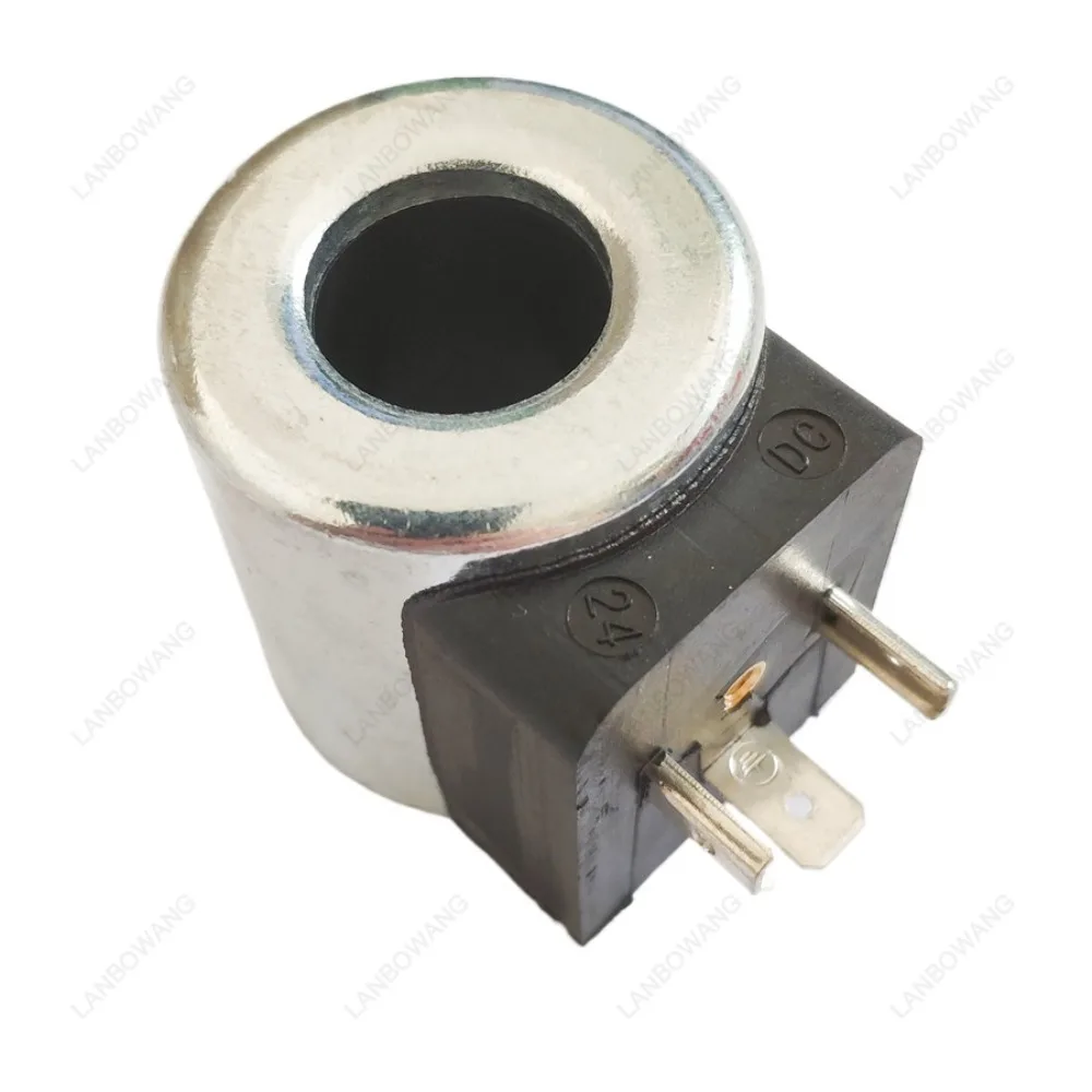 4Pcs Excavator Solenoid Valve Coil,24V30Ω 12V8Ω Inner Hole18 Height40 For Lonking Hydac Hydraulic Pump