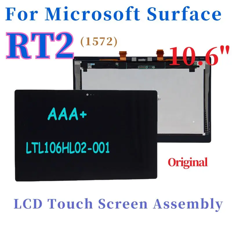 Pantalla LCD AAA + para Microsoft Surface 3 RT3 1645, 1657 LCD Surface RT 1516 LCD Surface RT2 1572, montaje de pantalla táctil