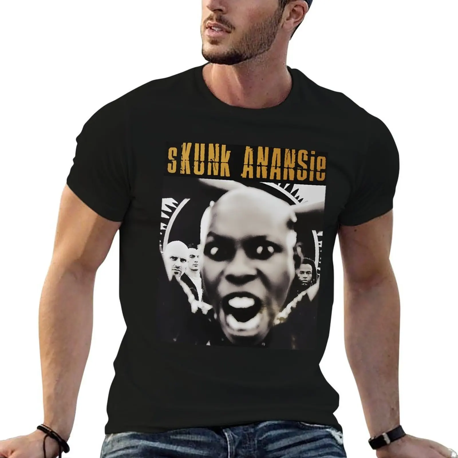 Skunk Anans.ie Stoo.sh T-Shirt Soft Cotton Print T-Shirt