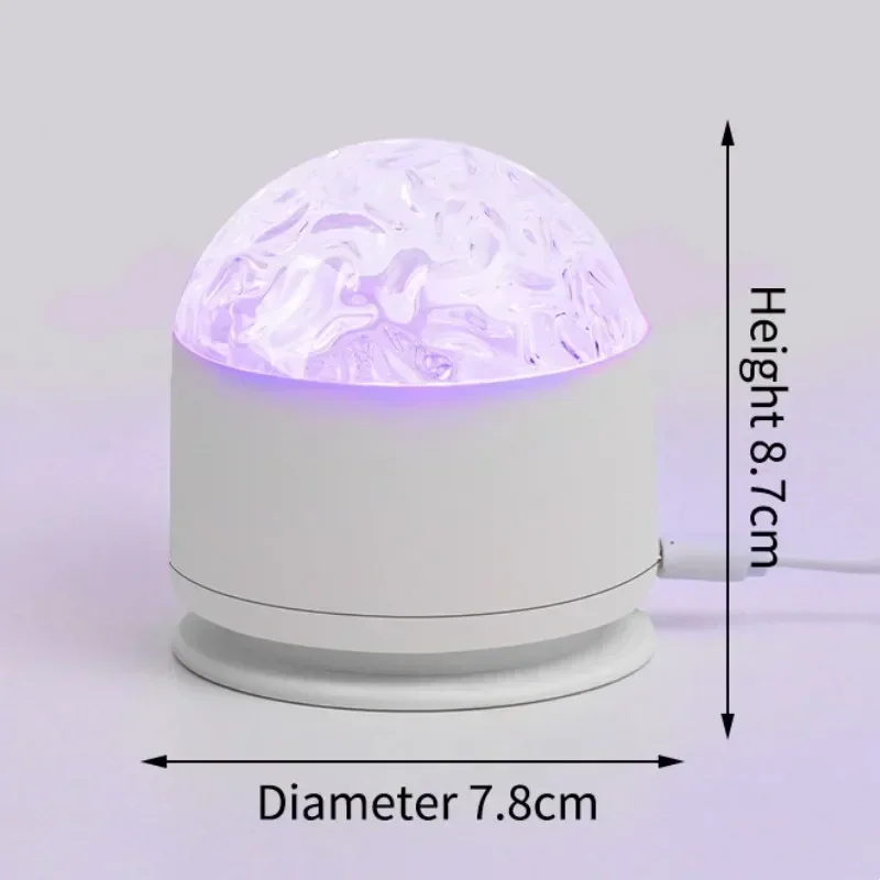 LED Projector Northern Aurora/Water Ripple Projector Lamp Night Light Remote Control Nightlight Decor USB LED Atmosphere Light