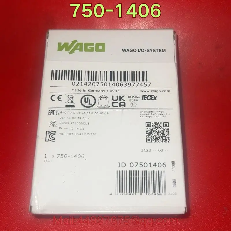 

Совершенно новый модуль ПЛК 750-1406.