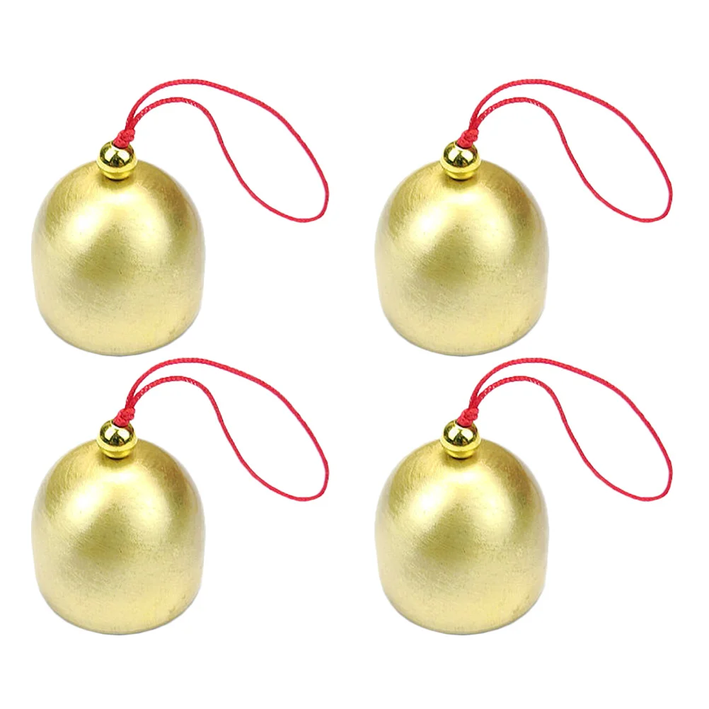 

4Pcs Copper Wind Chimes Creative Retro Style Wind Bell Hanging Ornaments for Home Balcony Garden Window Decoration