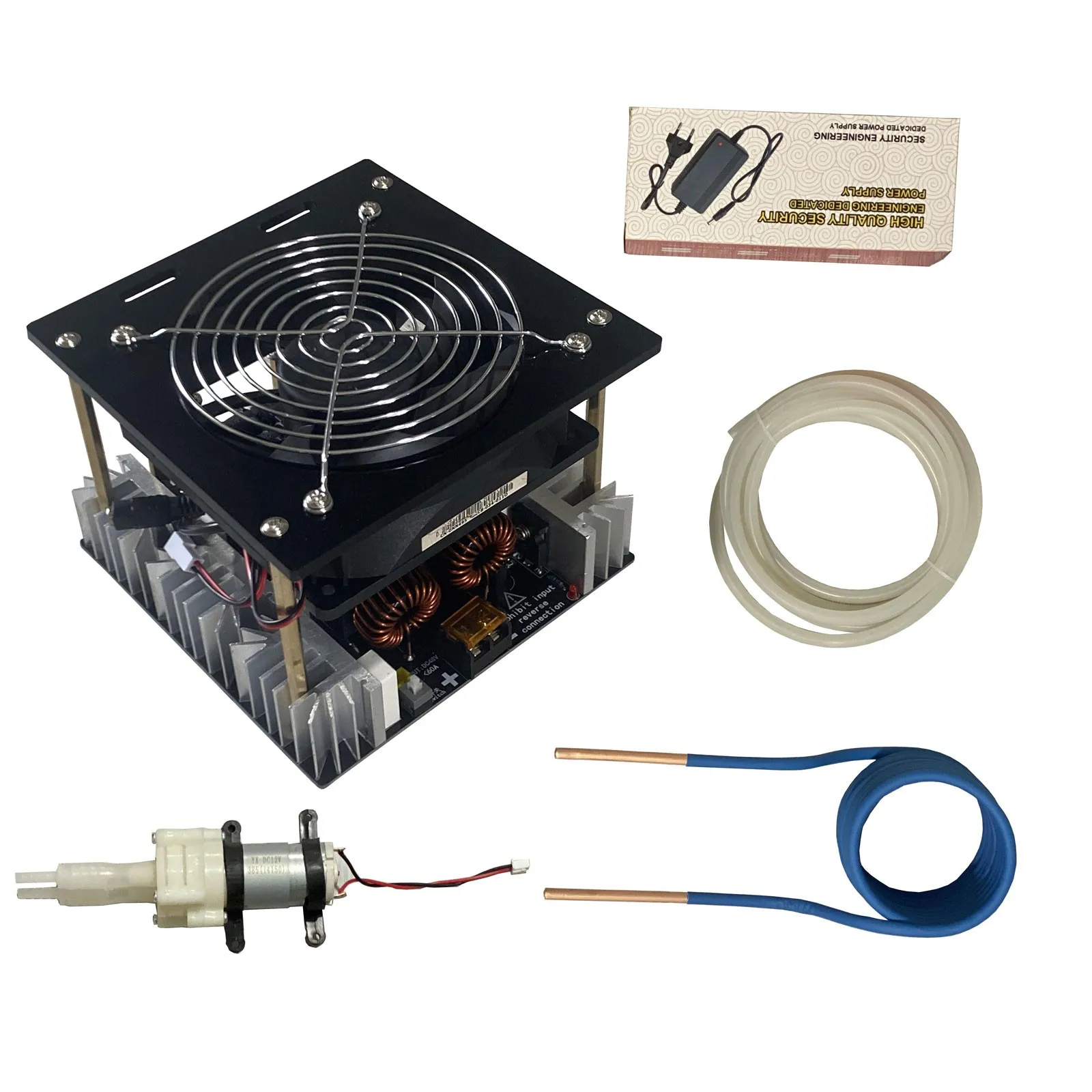 Maxgeek 220V ZVS High Frequency Induction Heater 3000W Heater for Heating and Quenching of Small Iron Metal Materials