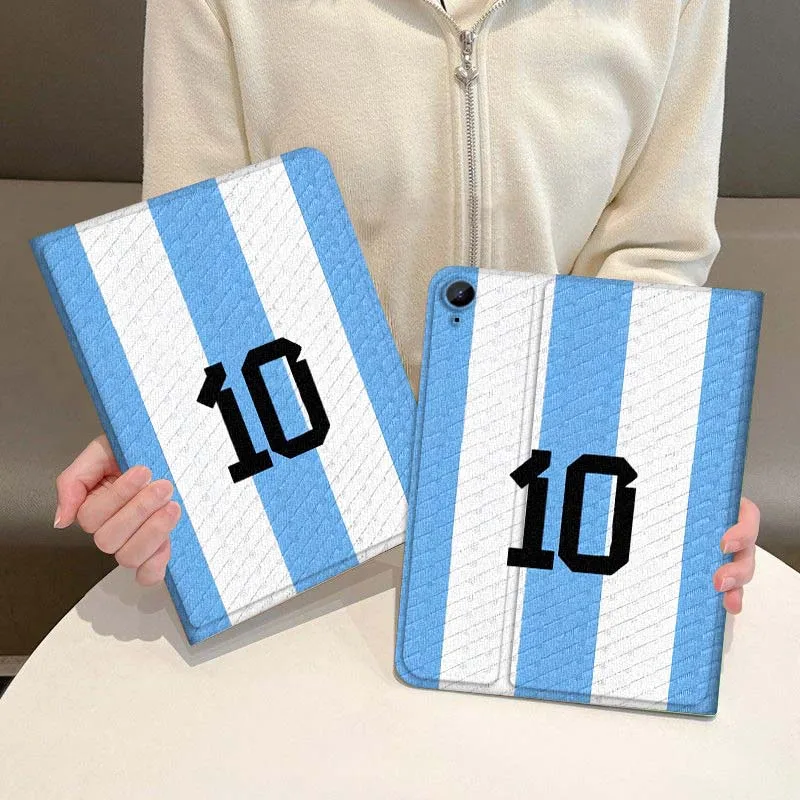 حافظة تابلت بأرقام جيرسي إبداعية لهاتف سامسونج جالاكسي تاب S7 S8 S9 S10 FE Plus Lite 11 12.4 13.1 بوصة #1