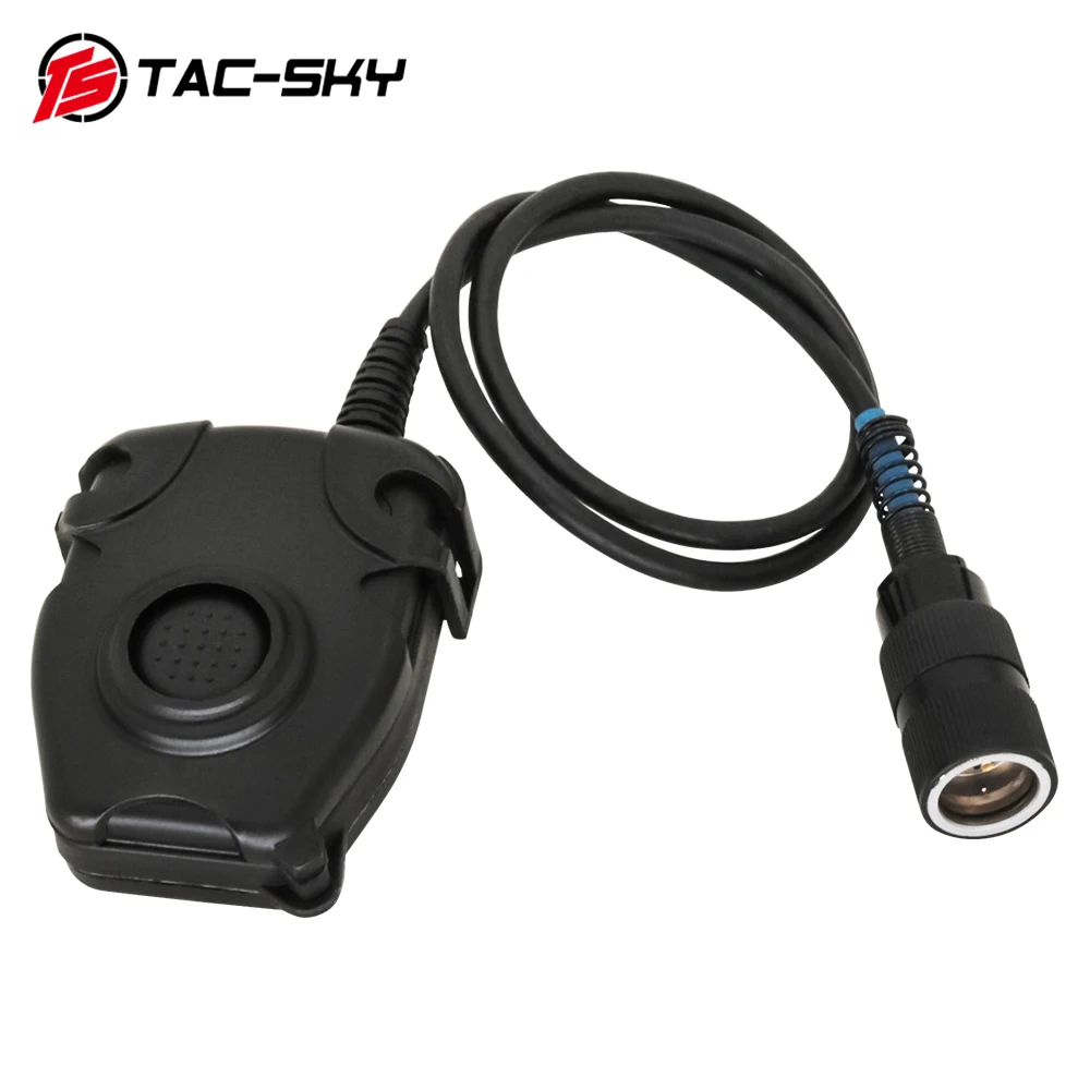 TS TAC-SKY 6-Pin PTT Adapter AN/PRC 148 152 152A 163 PTT Compatible TAC-SKY/Z-TAC Tactical Headset Civilian Version