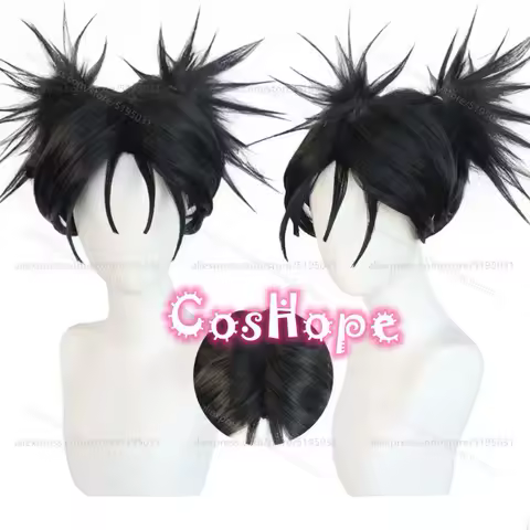 Choso Cosplay Wig Men Black Wig Cosplay Anime Cosplay Wigs Anime Heat Resistant Synthetic Wigs