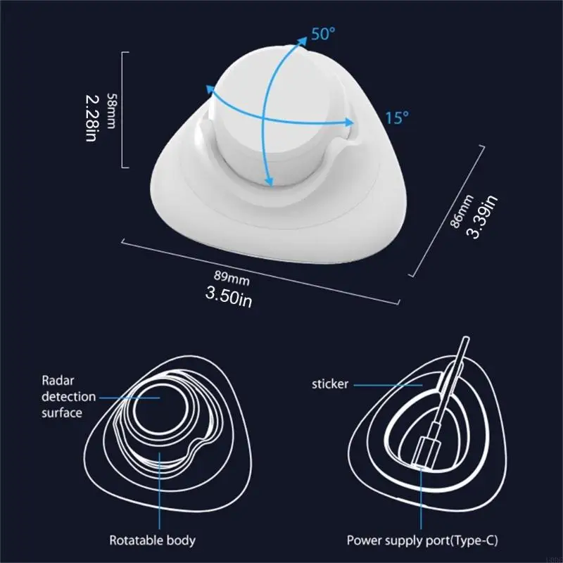 U0DE Sensores sem fio PIR Sensores Human Public Monitoring Sensors