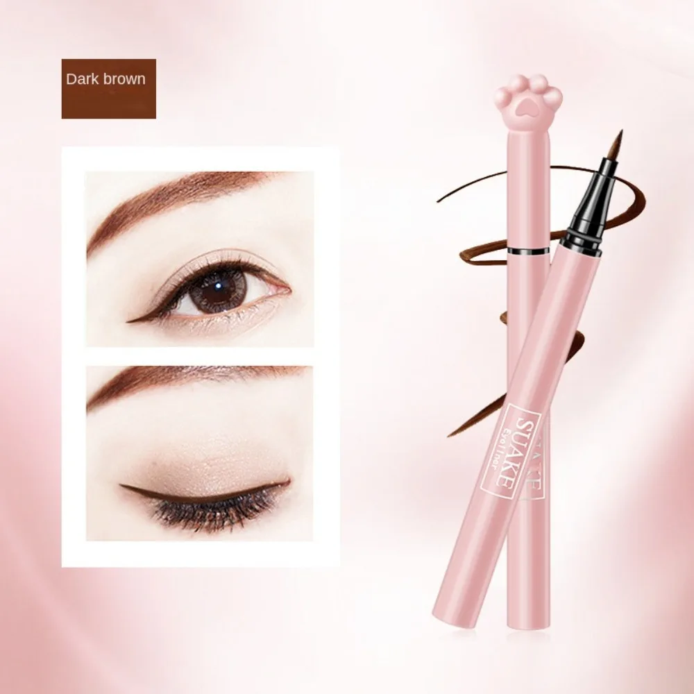 Fashion Slender Head Liquid Eyeliner Long-lasting Sweat-proof Makeup Pen Cat's Claw Eyeliner