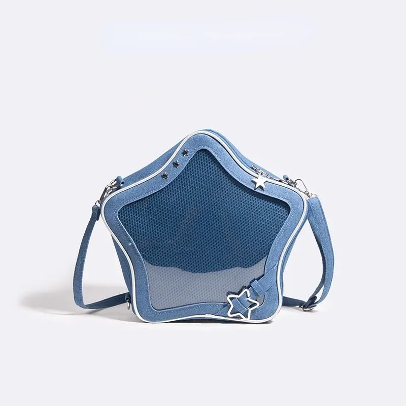 Ita Bag Fashion Popular Star Backpacks for Women Summer New PU Transparent Shoulder Bags All Match Chic Designed Сумка Bolsa