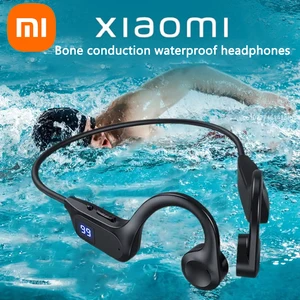 Xiaomi X7 Conducción óseo Auriculares Inalámbricos Sport Natación de auriculares Bluetooth Compatibles sin mano con micrófono para auriculares deportivos 10 mejores auriculares de conducción de huesos de ventas - №7