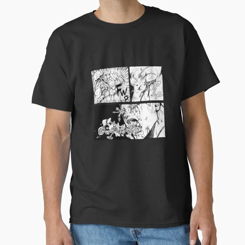 

Dorohedoro Manga Scan 80s vintage gift tee Manga caiman Gothic Comics kaiman Anime T-shirt large size Tops S-6XL