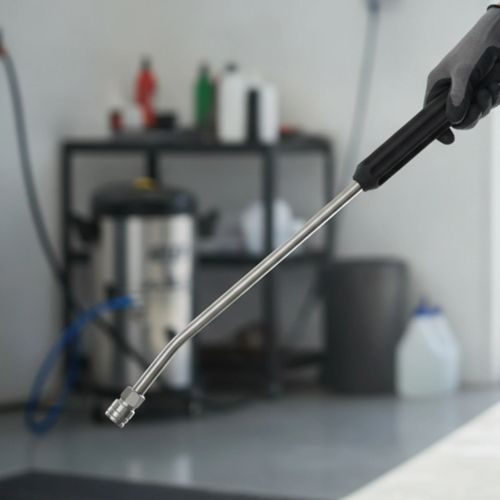 Pressure Washer Extension Wand Ribbed Grip Extension Wand with Quick-Connect Spray Lance 1/4 Inch Hardware Corrosion Resistant