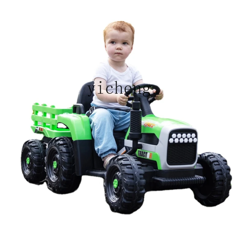 

Xl Tractor Four-Wheeled Electric Car Baby Child Toy Car Can Sit with Remote Control