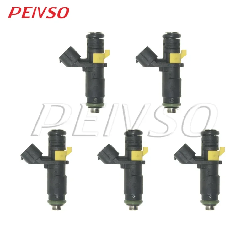 

PEIVSO 5pcs 07K906031B Fuel Injector for VOLKSWAGEN BEETLE BORA JETTA 2005-2007 2.5L
