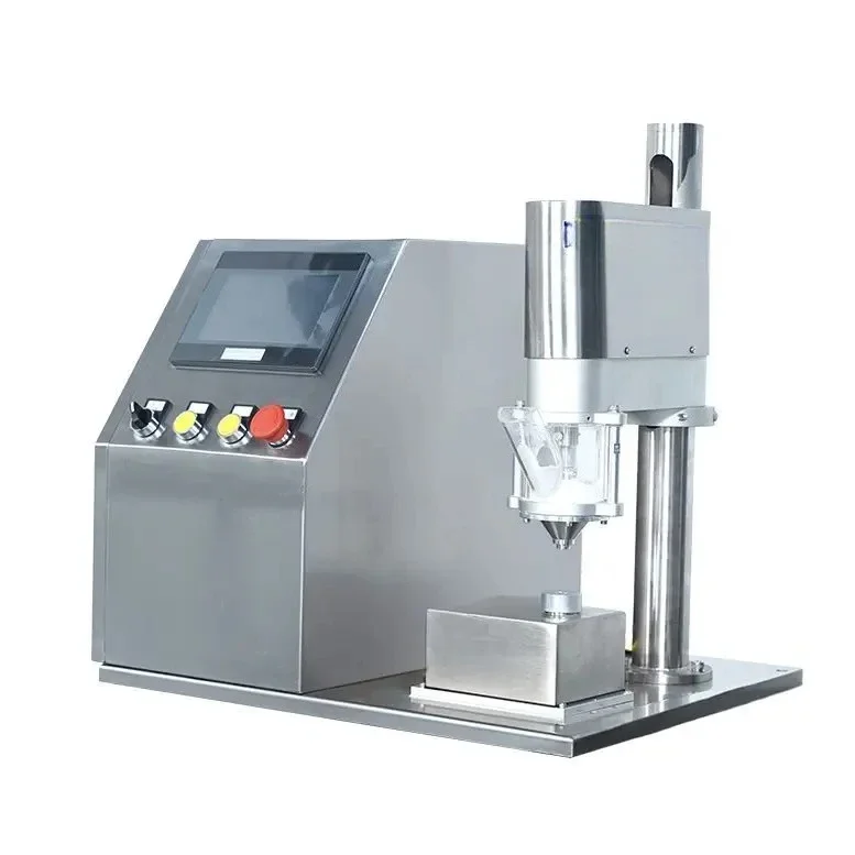 Auger Powder Filling Machine 4 Side Seal Vial For Automatic Protein Vertical Manual Volumetric 10G 50G
