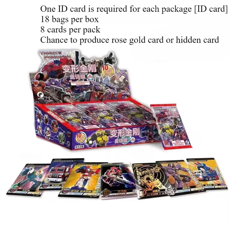 Hasbro Genuine Transformers Wanqi Card Vanch Large Ar Battle Card Classic Epic Autobot Blind Box Collection Card Toy Gift