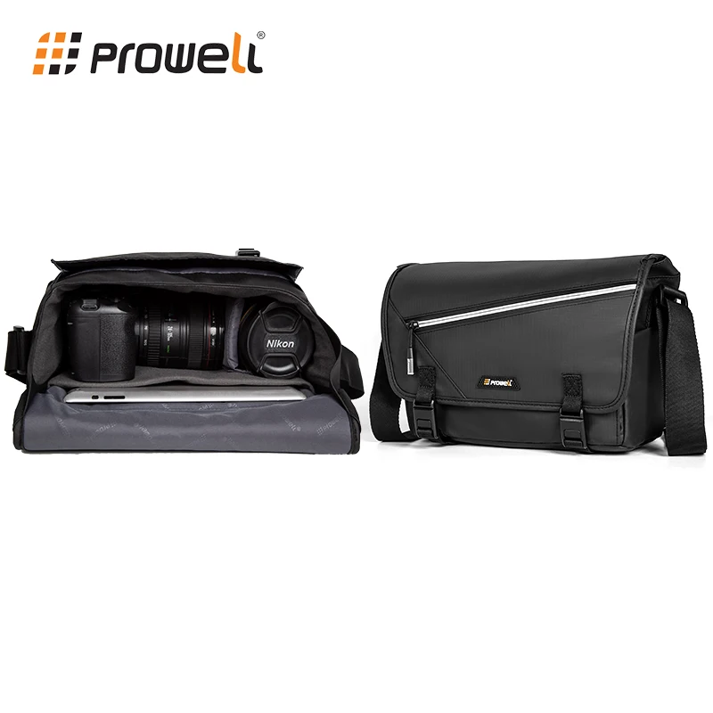 Prowell Shoulder DSLR Camera Bag Canon Nikon Outdoor Lightweight Crossbody Photography Bag Female Male Professional Shoulder Sla