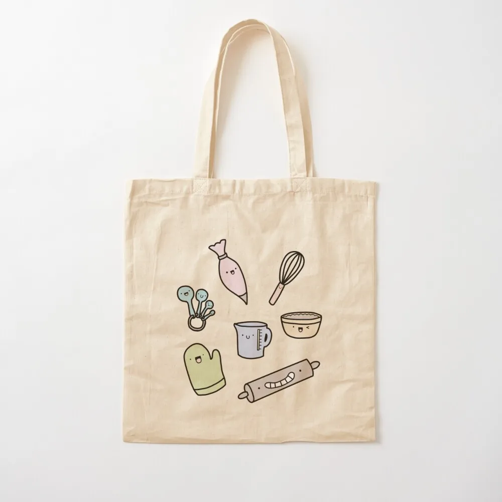 

Let's Bake! Tote Bag custom bags shopper bag women canvas Women's beach bags Canvas Tote Bag