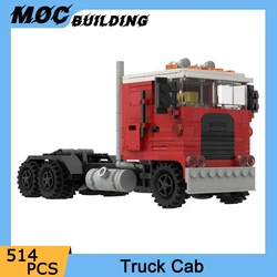 MOC City Transport Vehicle Cab Sleep Semi Truck Model Building Blocks Creative Car Toys DIY Assemble Bricks Collection Xmas Gift