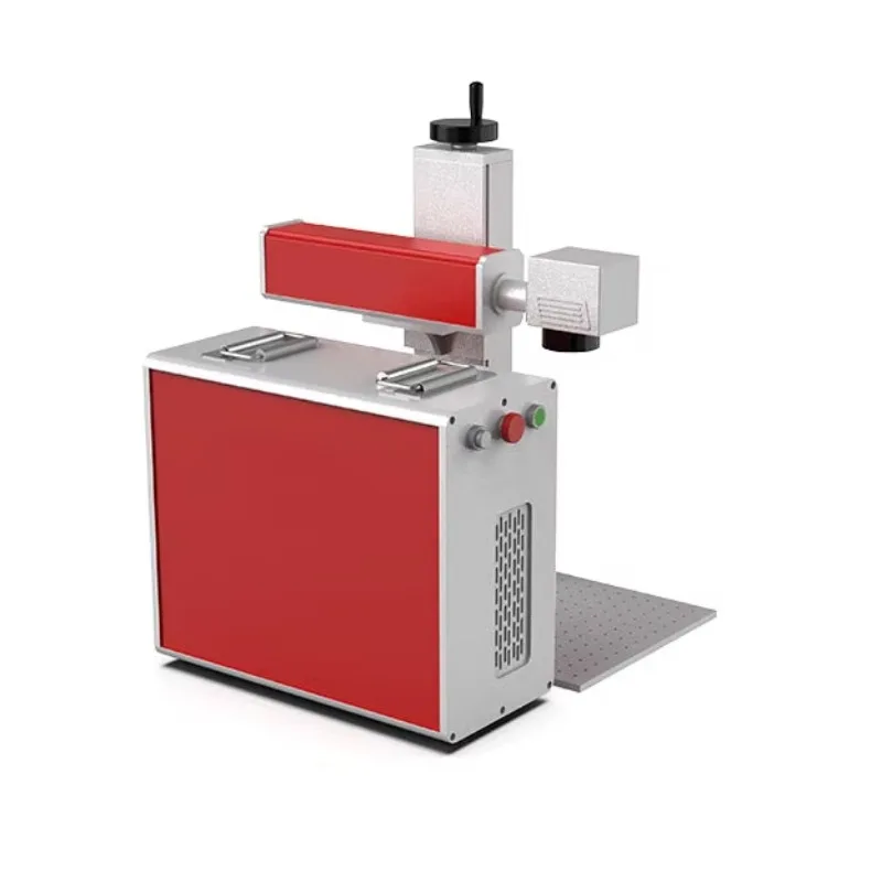 New 20W 30W 50W 70W 100W Fiber Marking Machine Air Cooling Metal Marker Supports DXF