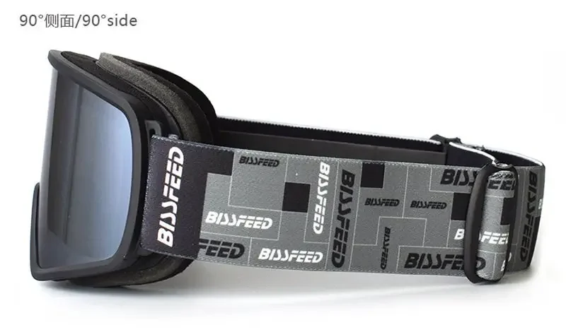 Gogle narciarskie Dwuwarstwowe okulary przeciwmgielne dla mężczyzn i kobiet z pojedynczą i podwójną deską Gogle śnieżne Sub Card Okulary dla krótkowzroczności