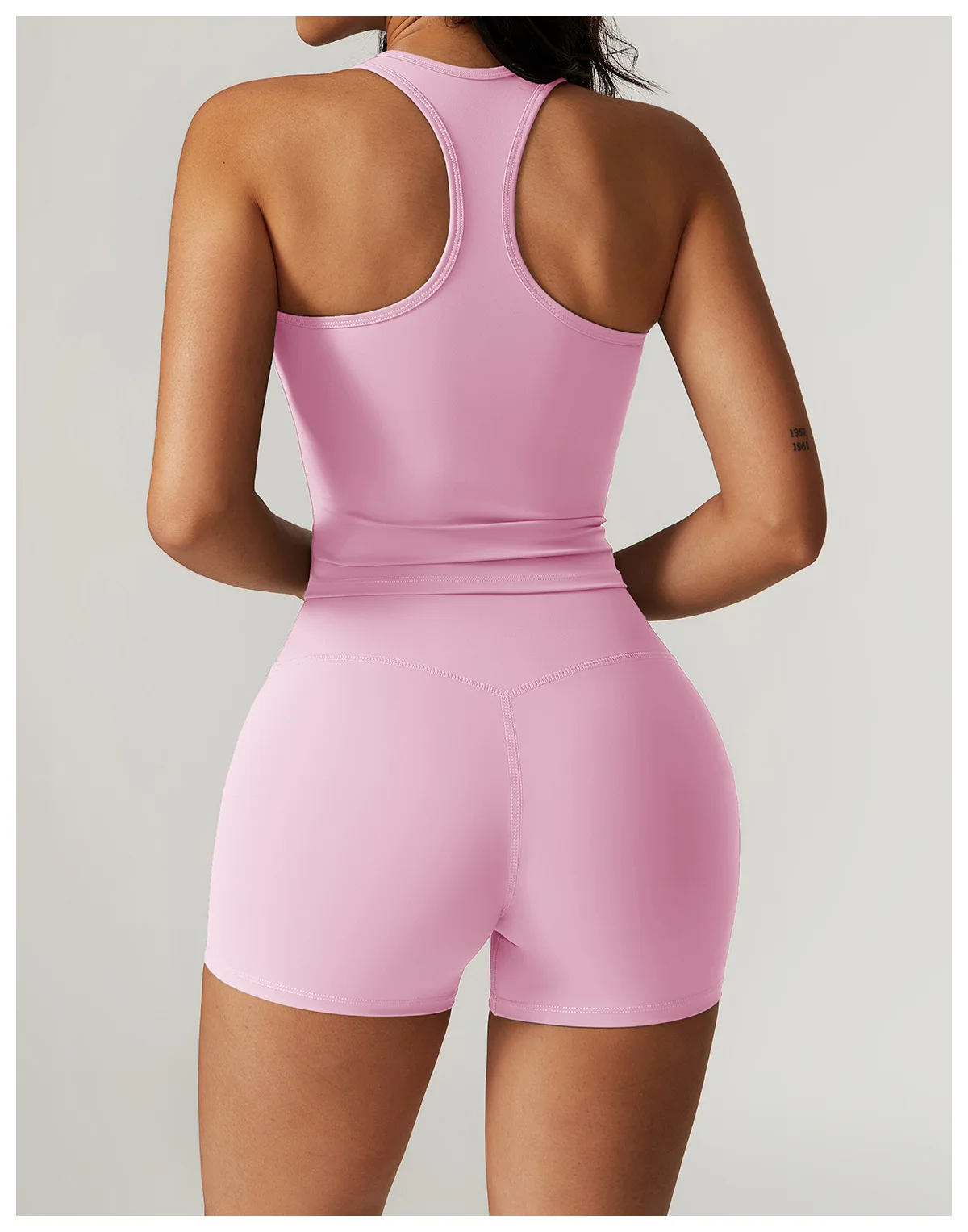 Hearuisavy Sommer Stoßfestes Yoga-Top Lauf-Tanktop für Damen Fitness Schnelltrocknende Trainingsweste Ärmelloses Sport-Top für Frauen – Detail 14