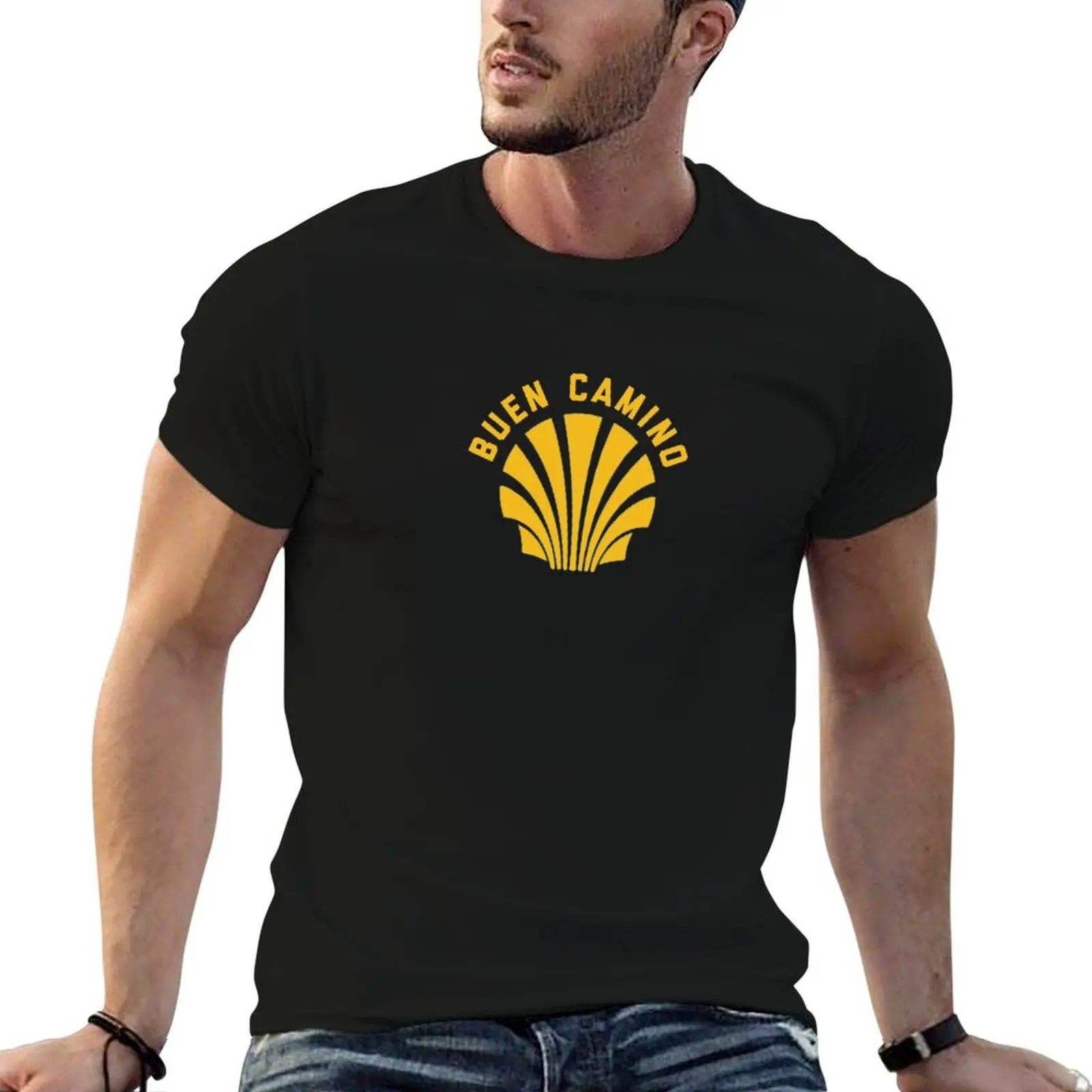 Camino De Santiago Buen Camino T-Shirt anime t shirts anime clothes black t-shirts for men