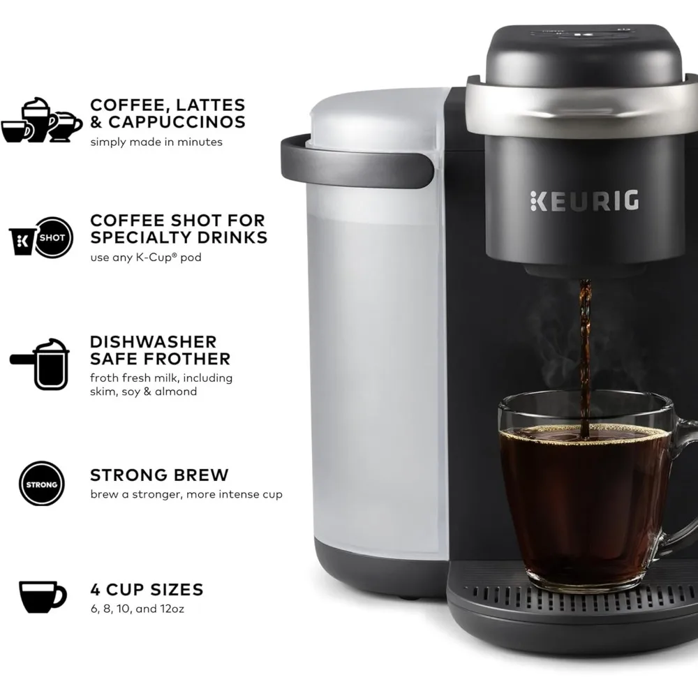 2024 New Single Serve K-Cup Coffee, Latte and Cappuccino Maker