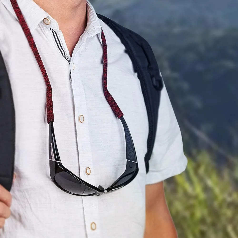 미끄럼 방지 안경 코드 탄성 스트랩 폴리 에스터 안경 체인 코드 홀더 긴 스트랩 남여 안경 목걸이 고품질