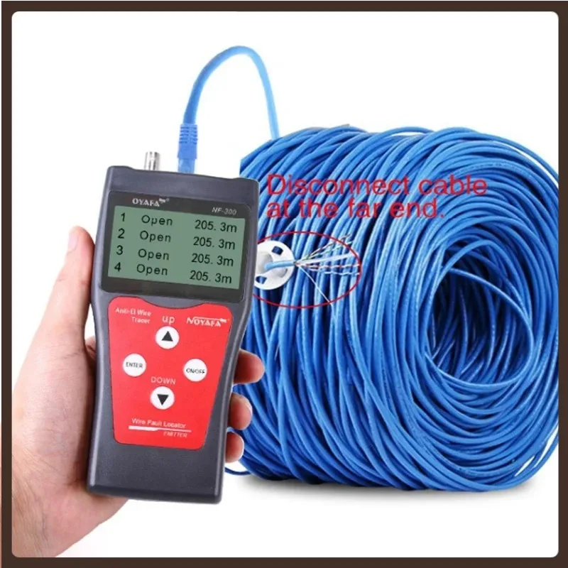 noyafa-nf-300-network-coax-cable-tester-anti-interference-wire-locator-measure-rj45-bnc-cable-length-network-moni