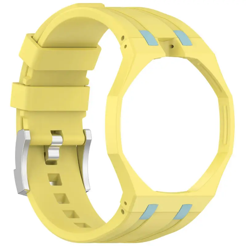 Luxus-Modifikationsset für Swatch X AP Royal POP PC Uhrengehäuse + Silikonarmband Pocket Changer für Armbanduhrenzubehör – Detail 5