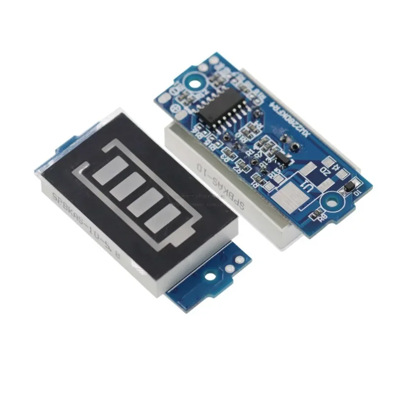 1-8S Single Lithium Battery Capacity Indicator Module Display Electric Vehicle Battery Power Tester Li-ion