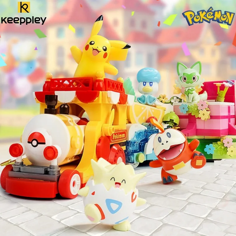 

Keeppley Pokémon Building Block Party Parade Series Togep Pikachu Fuecoco Sprigatito Assembled Model Ornaments Gift