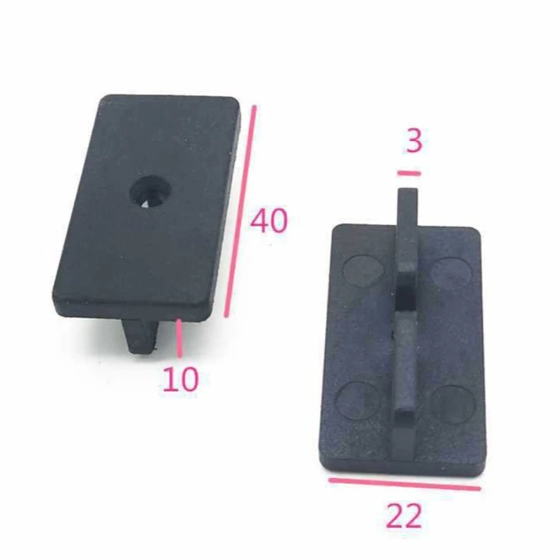 200pcs Composite Deck Clips - Hidden Fasteners for WPC Decking, Plastic Deck Clamps for Outdoor Flooring