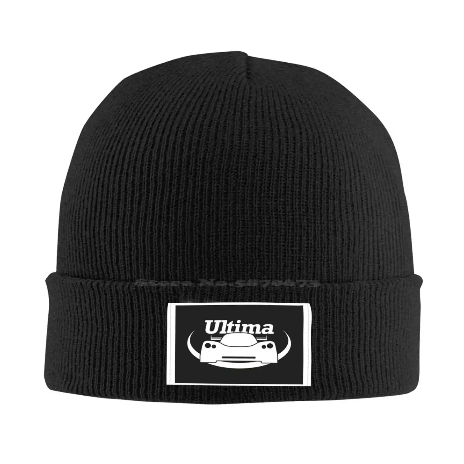 Ultima Logo Print Graphic Casual cap Baseball cap Knitted hat