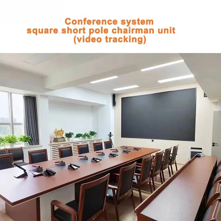 وحدة VA-340D Delegate مع ميكروفون مناقشة المؤتمرات الاحترافي لتتبع الفيديو للاجتماعات وغرفة اللوحة #6