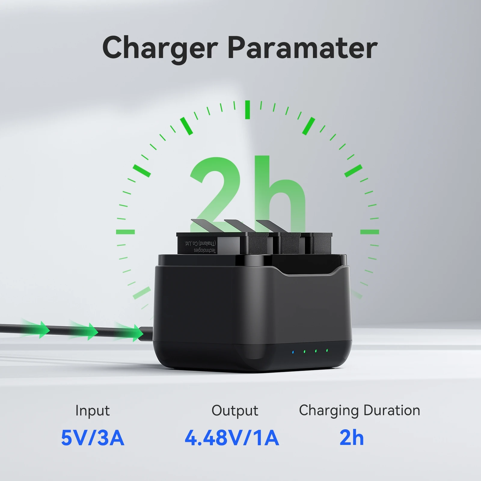 Für DJI Osmo 360 Akku Schnellladebox für Action 5 Pro Ladegerät Zubehör ﻿