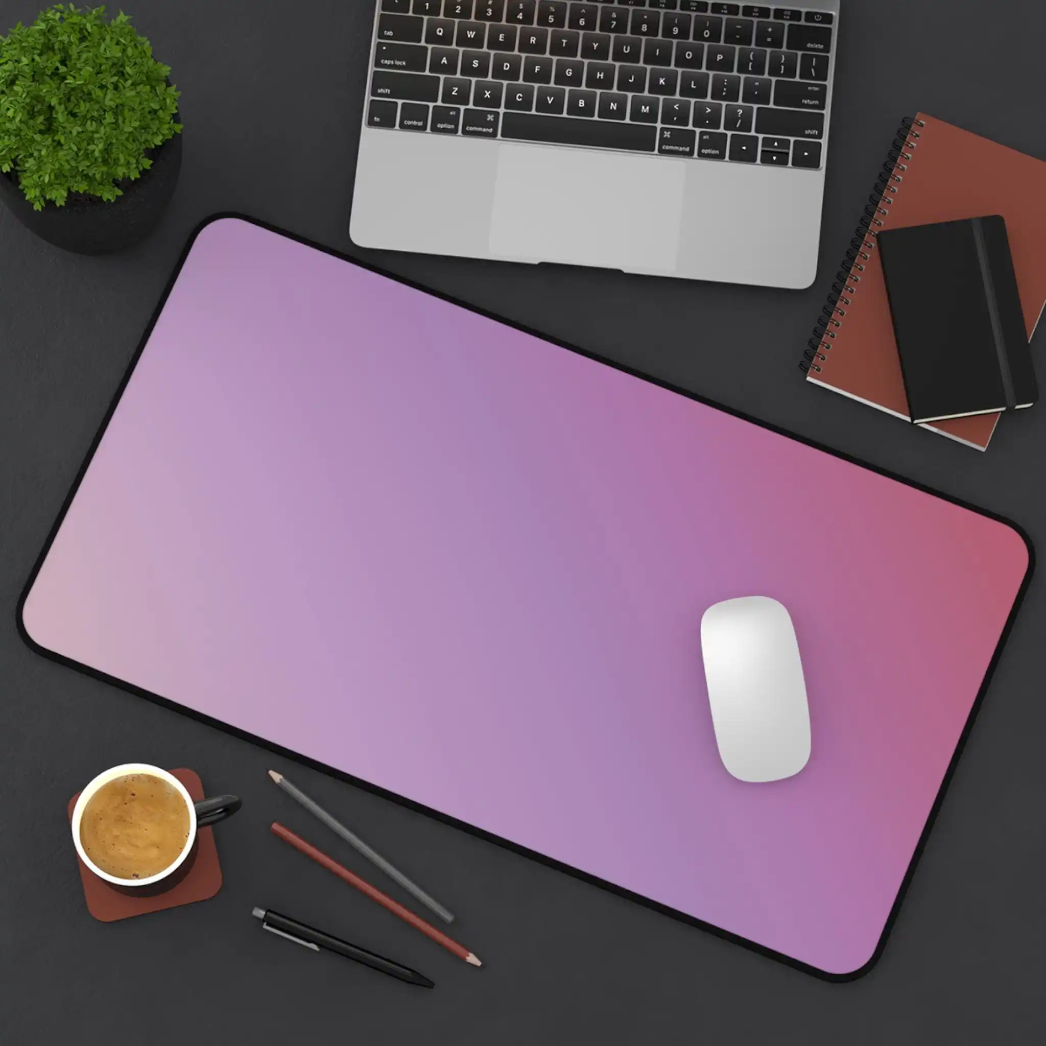 

Purple Gradient Pattern Mouse Pad, Non-slip Waterproof Mouse Pad, Office Gaming Desk Decoration Mat, Perfect Gift for Friends.