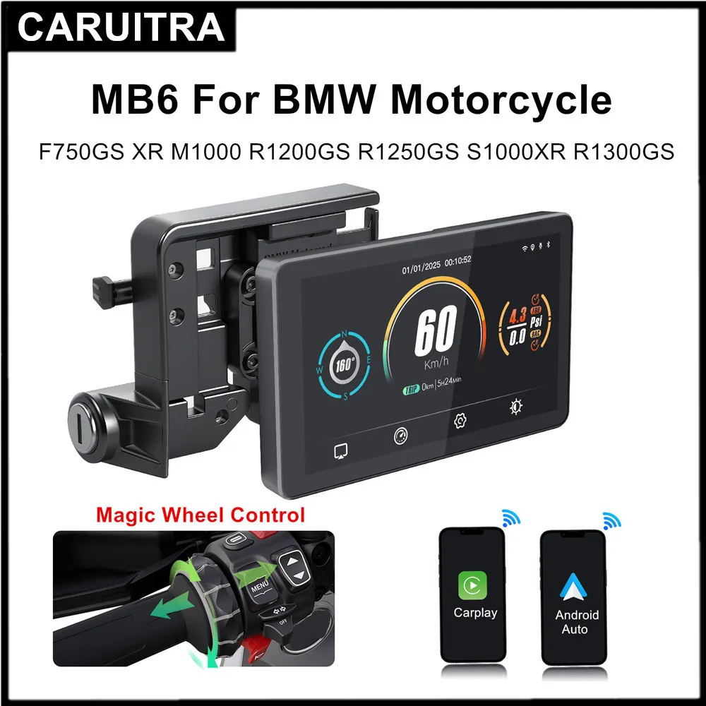

Специально для BMW F750GS XR M1000 R1200GS R1250GS S1000XR R1300GS 6-дюймовый мотоциклетный GPS беспроводной Carplay Android автоматический экран