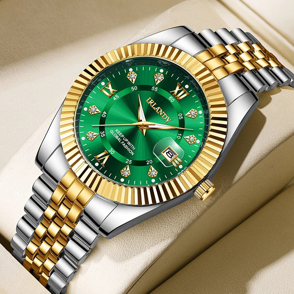 1Pc Fashionable Men's Quartz Watch, Round Dial, Suitable For Formal And Casual Occasions, Luxurious Business Watch