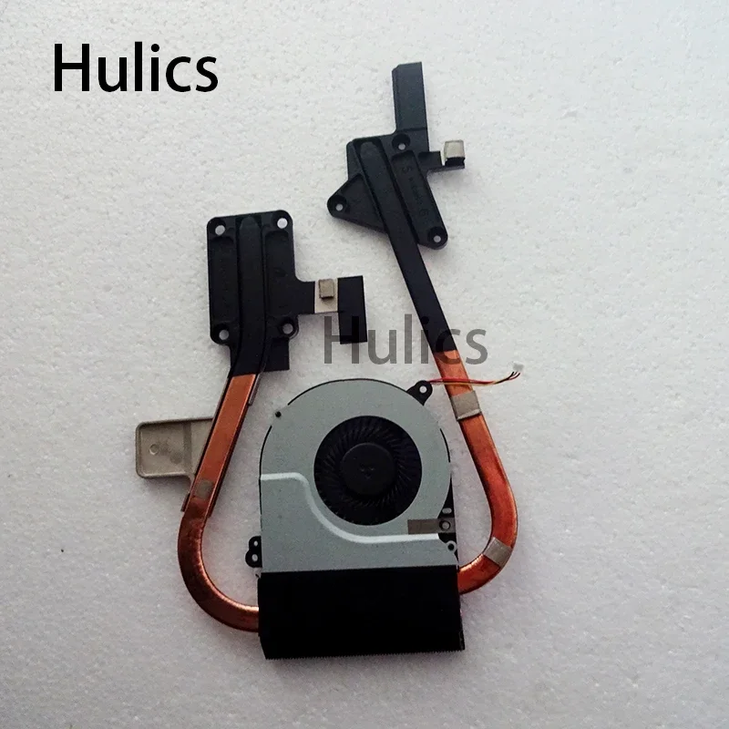 Hulics Used K75VJ For ASUS K75V  K75VM K75DE R700D Laptop Cooling Fan CPU Cooler Heatsink