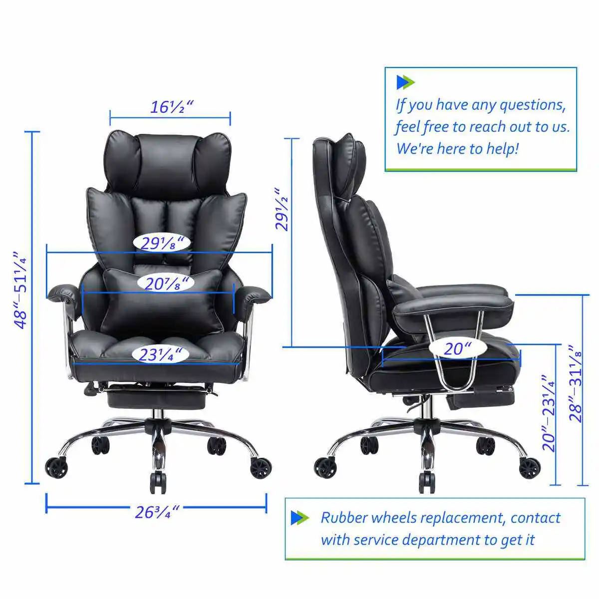 Computer chair Home office chair Seat Ergonomic chair Waist protection Sedentary and comfortable