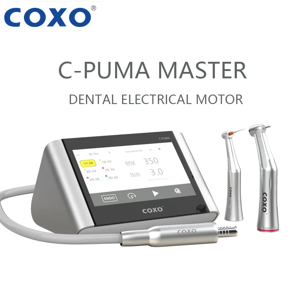 COXO SOCO C-PUMA Master Dental Электродвигатель 2 в 1 с подсветкой и сенсорным экраном Внутренний водяной канал Ручка-распылитель 6: 1 Бесщеточный COXO SOCO C-PUMA Master Dental Электродвигатель 2 в 1 с подсветкой и сенсорным экраном Внутренний водяной канал Ручка-распылитель 6: 1 Бесщеточный