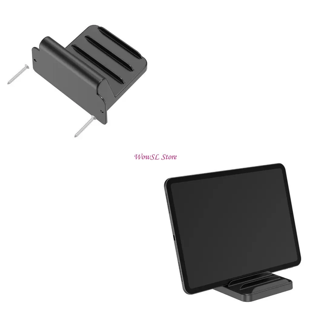 

Space Saving Wall Mount for Tablet Phone EReader in Kitchen Bedroom Bathroom HX5E